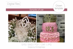 Princess crown svg Birthday party crown Princess tiara Product Image 4