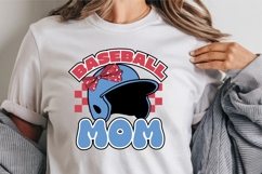 Baseball Mom T-shirt Design Product Image 1