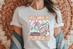You Hide It Easter Eggscavator T-shirt Design Product Image 1