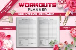 Workouts Planner KDP Interior Product Image 2