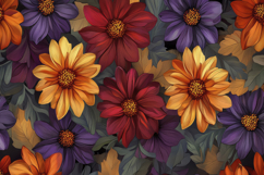Vibrant Floral Background Wallpaper Product Image 1