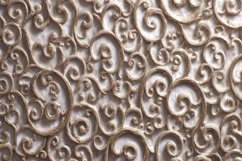 Gold Scroll Pattern Background Wallpaper Product Image 1