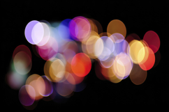 Blur Lights with Dark Background Wallpaper Product Image 1