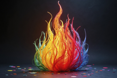 Colorful illuminated Fibers Background Wallpaper Product Image 1