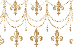 Gold Floral Pattern Background Wallpaper Product Image 1
