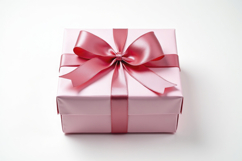 Pink Gift Box with White Background Wallpaper Product Image 1