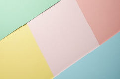 Overlapping Paper in Pastel Tones Background Wallpaper Product Image 1