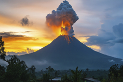 Volcano Background Wallpaper Product Image 1