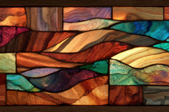 Abstract Stained Glass Product Image 1