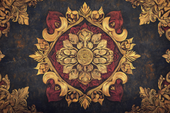 Royal Mandala Background Wallpaper Product Image 1
