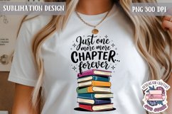 Book Lover Sublimation design Quote Bookish PNG Sign Product Image 1