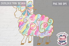 Easter Sublimation Design PNG Soft Palette Brush Strokes Product Image 1