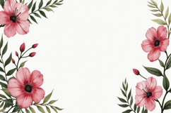 Floral With Leaves Background Product Image 1