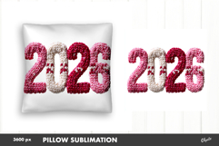 2026 Pink Knitting Sublimation. Pillow Case PNG Product Image 1