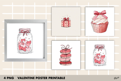 Valentine's Day Wall Art PNG, Love Printable PNG Product Image 1