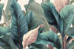 Tropical Leaves Background Product Image 1
