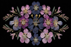 Symmetrical Botanical Background Product Image 1