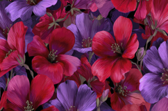 Hibiscus Flowers Background Wallpaper Product Image 1