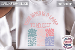 Bible Quote Sublimation Design Jesus Cross Modern Abstracts Product Image 1