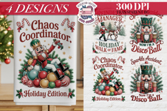 Christmas Vintage Nutcracker Clipart Sublimation 4 PNG Product Image 1