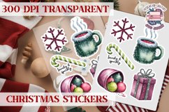 Christmas Sticker Sheet In My Grinch Era Winter Holiday PNG Product Image 1
