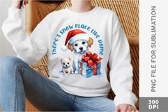 Dog Snowman Winter Sublimation PNG Designs Bundle Product Image 13