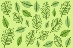Green Leaves Pattern Background Product Image 1