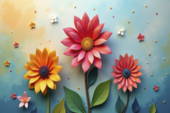 Flowers Background Wallpaper Product Image 1