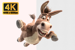 Flying Donkey Transparent PNG Product Image 1