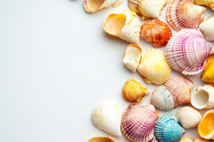 Colorful Seashells Background Wallpaper Product Image 1