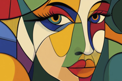 Cubism Art Background Wallpaper Product Image 1