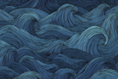 Sea Waves Background Wallpaper Product Image 1