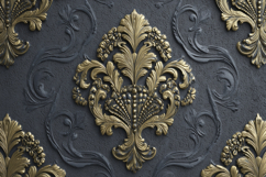 Baroque Style Floral Pattern Background Wallpaper Product Image 1