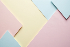 Overlapping Paper Sheets in Pastel Colors Background Product Image 1