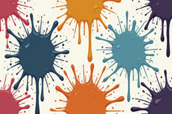 Style Paint Splashes Background Wallpaper Product Image 1