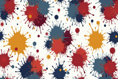 Colorful Paint Splatters Background Wallpaper Product Image 1