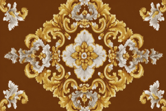 Rococo Style Pattern Background Wallpaper Product Image 1
