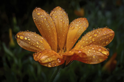 Waterdrop Flower Background Wallpaper Product Image 1