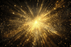Gold Light Burst Background Wallpaper Product Image 1