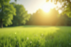 Blurred Green Field Background Wallpaper Product Image 1