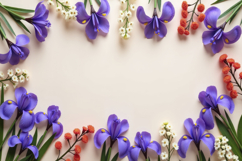 Floral Border Background Wallpaper Product Image 1