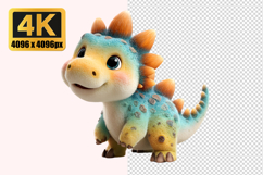 Stegosaurus Dinosaur Transparent PNG Product Image 1