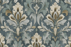 Elements Leaf Damask Pattern Background Wallpaper Product Image 1