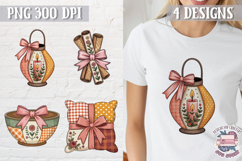 Fall Patchwork Clipart PNG Sublimation 4 Designs Product Image 1