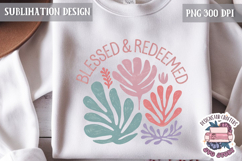 Bible Quote Sublimation Design Jesus Cross Modern Abstracts Product Image 1