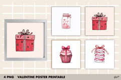 Valentine's Day Wall Art PNG, Love Printable PNG Product Image 1