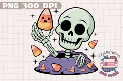 Halloween Kawaii Cute Clipart PNG Funny Ghost Design Product Image 1