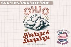 USA STATE America Vintage SVG Monochrome Design Food Product Image 1