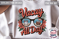 Sassy Summer Tropical Clipart PNG Sublimation Beach Vibe Product Image 1