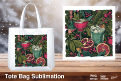 New Year Celebration Sublimation, Tote Bag PNG Product Image 1